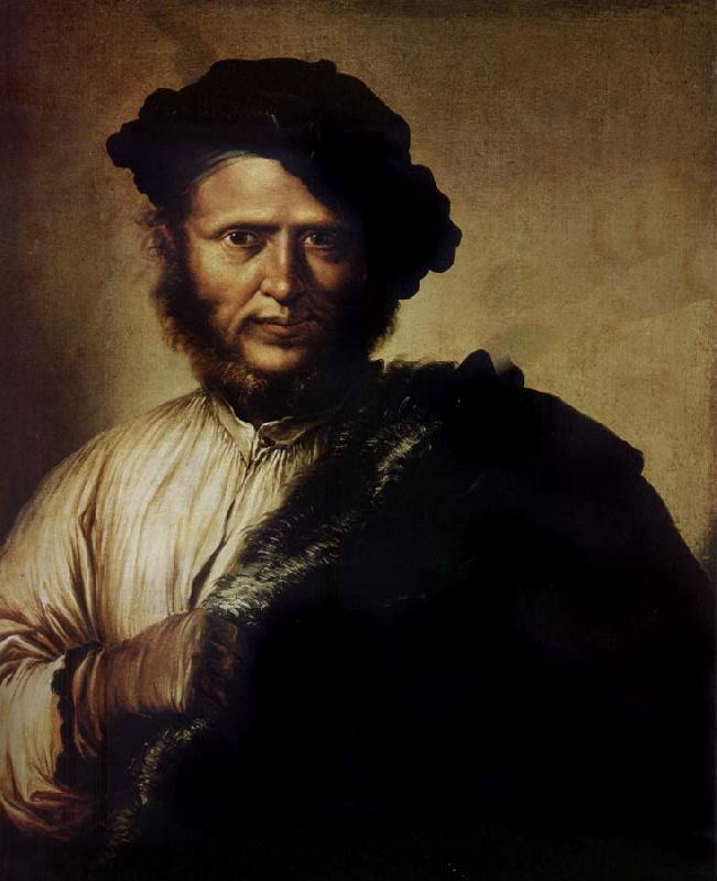 Salvator Rosa Portrait of a man oil painting image